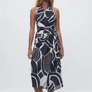 Zara Cotton Halter Dress